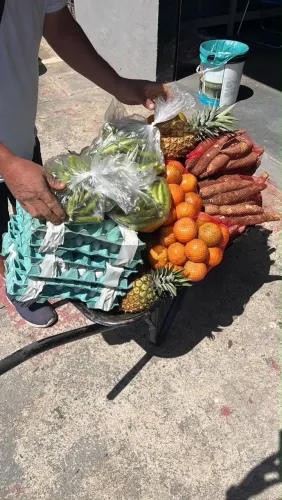 Vendedor ambulante de frutas