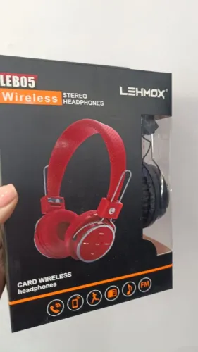 Fone De Ouvido Headset Wireless Bluetooth Fm LB-05 Sem Fio Loja Coimbra Entrega