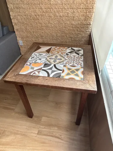 Mesa madeira maciça rústica 