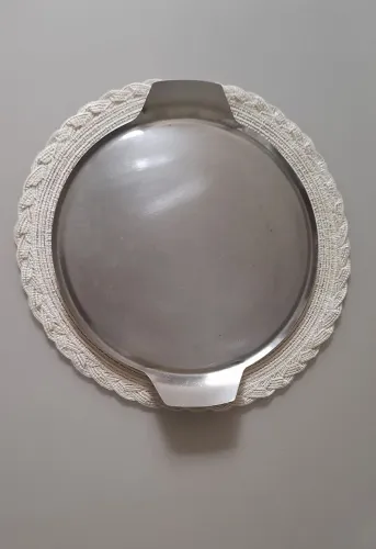 Bandeja Inox com Alças