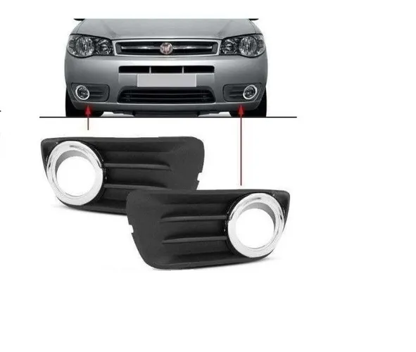 Grade Moldura Para-Choque Farol de Milha Palio 10 11 12 13 14 15 16 17 valor unidade