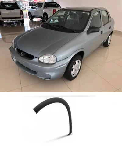 Moldura Paralama acabamento alargador Friso Dianteiro Corsa Hatch Sedan Pick Wind Classic