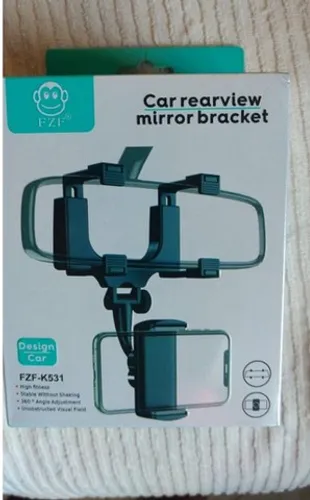 Suporte Retrovisor Celular Gps 360° Articulado Táxi Uber 99