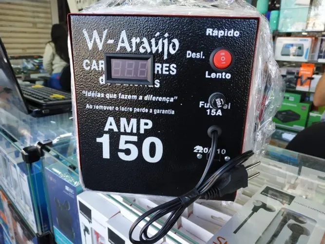 Fonte/Carregador de bateria 150amp Digital  W-Araújo  (Promoção !!!)