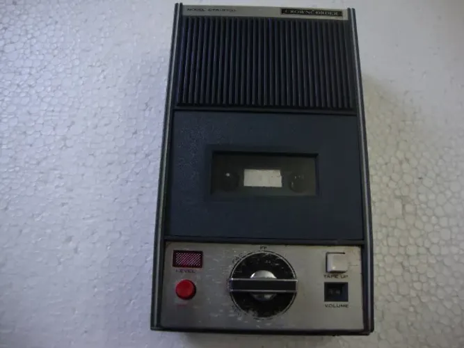 Gravador antigo anos 70 Crow Recorder .