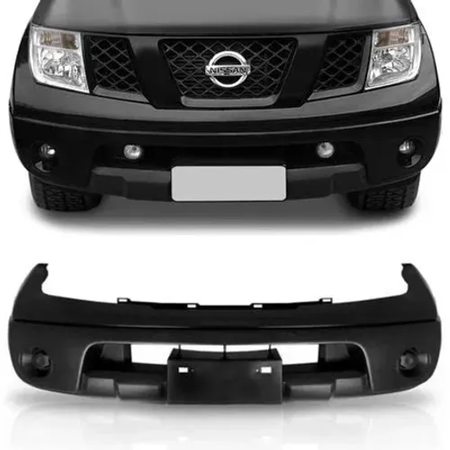 Parachoque Nissan Frontier 2008 à 2011 - CD - Dianteiro Preto Liso - TYG