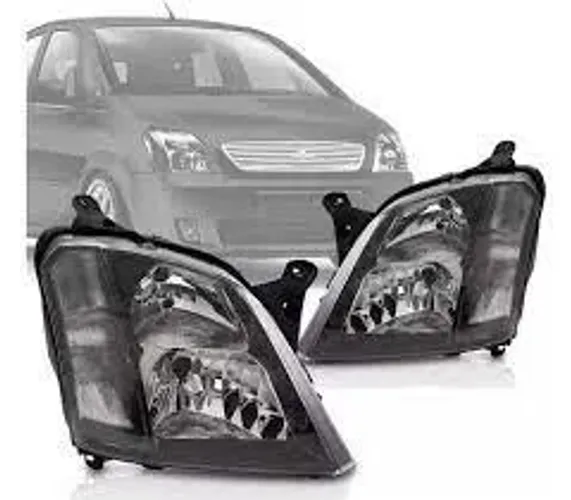 farol meriva 2004/2012 mascara negra