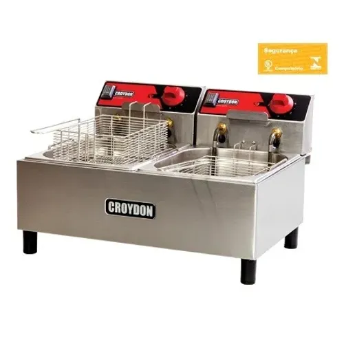 Fritadeira Elétrica Dupla 2x 4,5 Litros FC2B Croydon