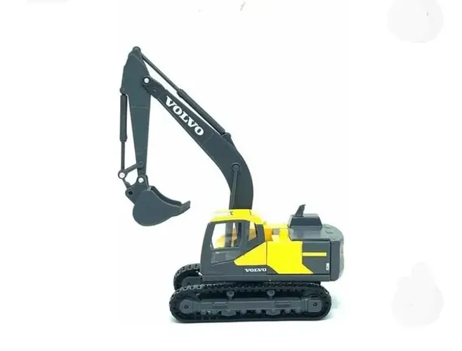 Escavadeira Volvo EC220E - Escala 1/50 - Marca Burago 