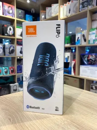 Caixa de Som Portátil Flip 6 JBL Azul - Loja Física 