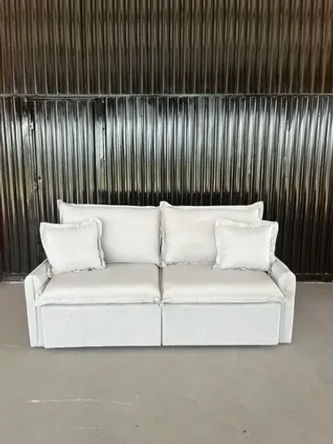 Sofá cama luz novo pronto entrega 