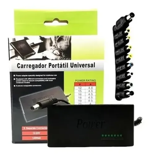 Fonte Carregador Universal Notebook - Novo