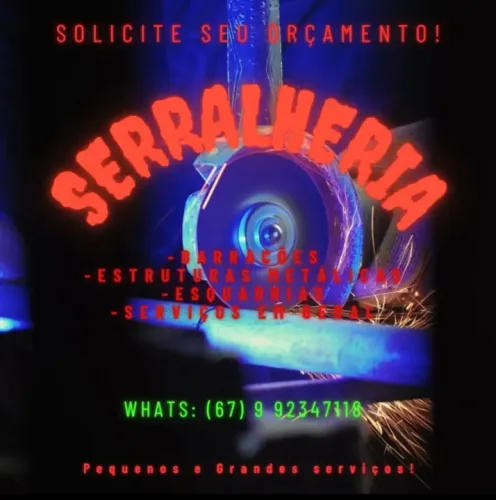 Serralheria - Barracões, Estruturas Metálicas, Esquadrias e Serviços em Geral