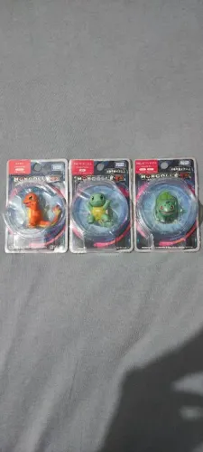 Bonecos Pokémon lacrados Charmander Squirtle Bulbasaur 