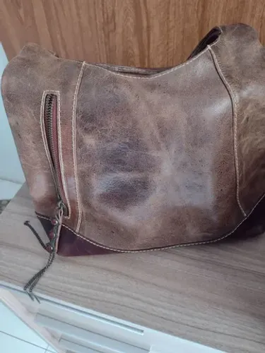 ABAIXOU Linda Bolsa de couro legítimo do RS