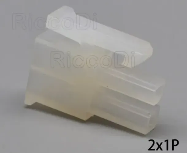 Conector de Chicote Automotivor Macho de 1 P/ 2 Pinos Computador Pl Kit 2 Unid COD-CP601  