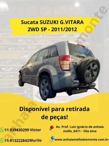 Sucata SUZUKI G.VITARA 2WD 5P - 2011/2012