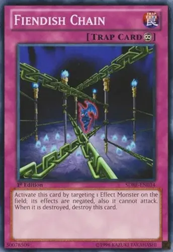Yugioh!!! Fiendish Chain Sdbe-pt034