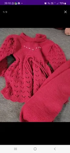 Conjunto de linha rosa P.