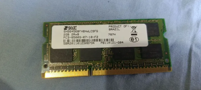 Memória. Ddr3. 2gb. Notebook
