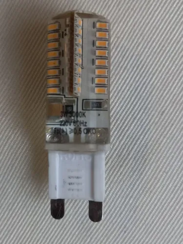 5 lâmpadas G9 3W 220W