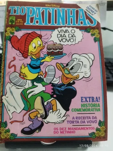 Tio Patinhas #205 Editora Abril. Julho de 1982.