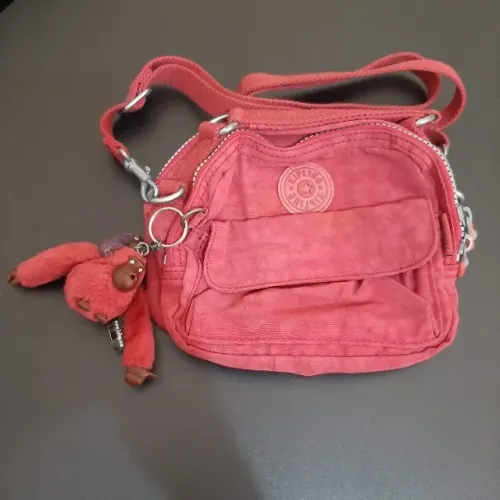 Bolsa Kipling Mini Rosa Usada