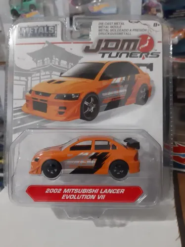 Carrinho jada toys JDM Tuners Mitsubishi lancer evolution 