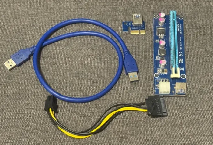 Cabo Riser para Mineração PCI-Express 1X para 16X