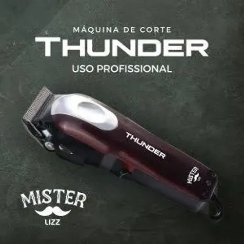 Máquina de Corte Profissional Thunder RPM 6500 - Mister LiZZ