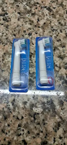 Refil escova oral-B Braun super macia.