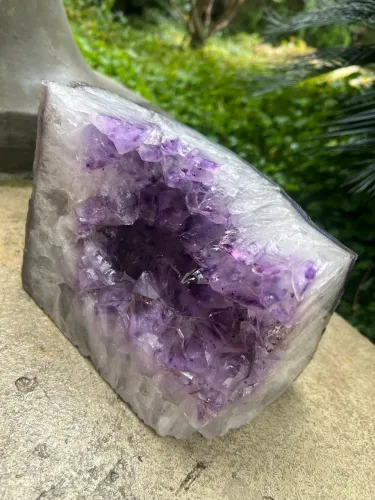 Pedra ametista quartzo cristal natural 