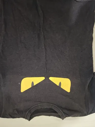 Camiseta FENDI Eyes Preta