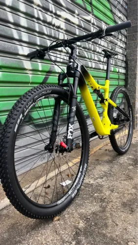 Bicicleta Mountain Bike Aro 29 - Amarela
