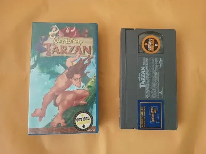 Fita VHS Tarzan Original  - Disney - Dublado