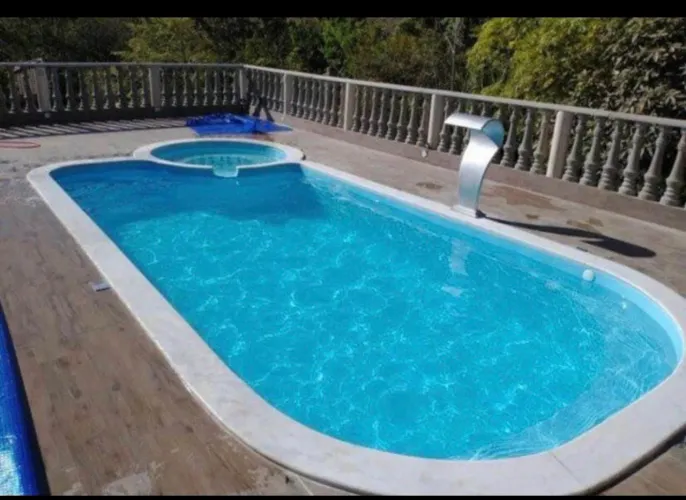 Piscina grande com instalação (8mts )