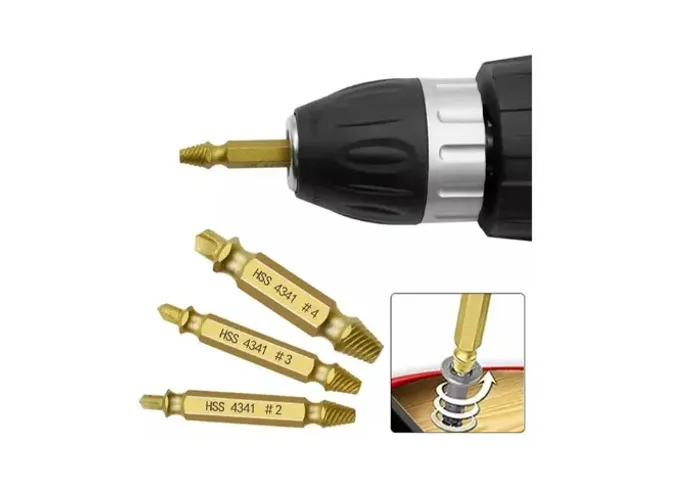 Extrator Para Parafuso Danificado Com Broca - 06pcs 