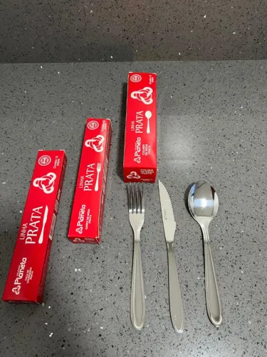 Talheres em aço inox R$ 2,50