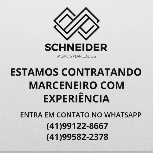 Vaga de emprego marceneiro 