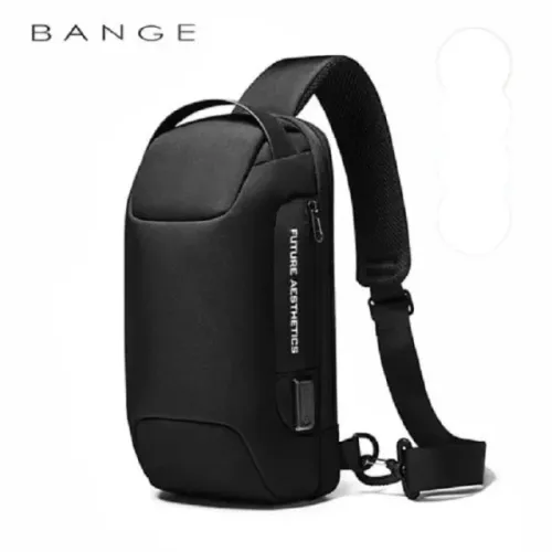 Bolsa Transversal Bange Future Aesthetics Porta USB e Trava TSA