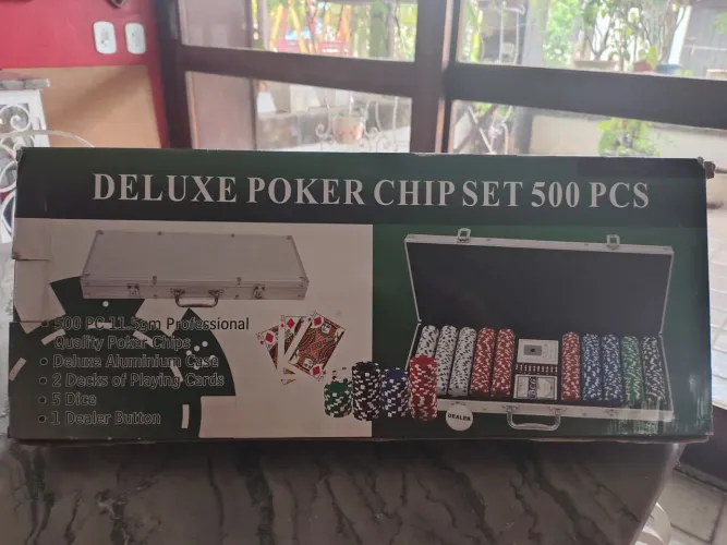 Maleta de Poker 500 fichas 