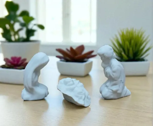 Presépio em Porcelana - Decoração Natalina
