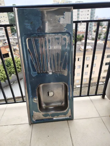 Pia de inox simples 1.20x0.53 