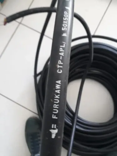 Cabo telefônico ctp apl furukawa 50x50p 40 metros