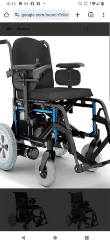 Cadeira de rodas motorizada para reparo ou retirar peças