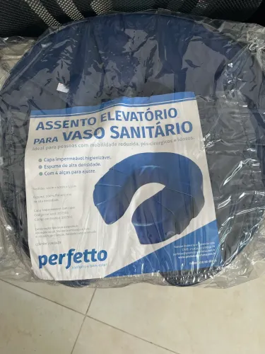 Assento de vaso higienizável