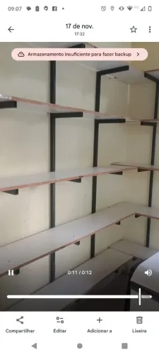 Prateleiras para comércio 
