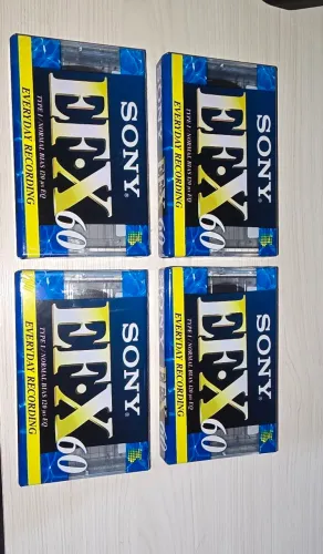 Fitas Cassete Sony EFX 60 - Novas