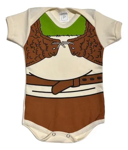 Fantasia shrek para bebê 