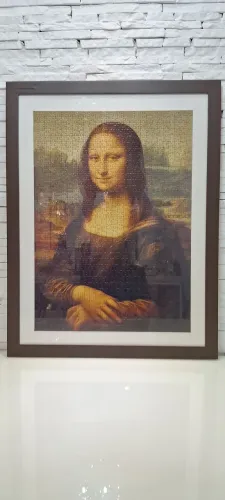 Quadro de Quebra cabeça com moldura - Vários quadros